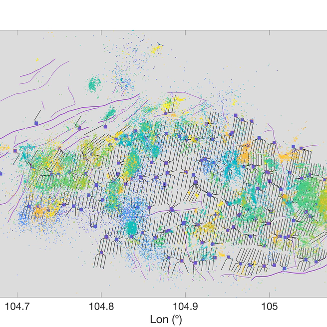 Seismicity in Changning